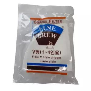 커피 필터 V형 여과지 카페인 원두 용품 커피봉투/핸드드립/종이/거름종이/화이트/원두커피/드립백/카페