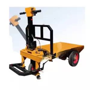 공사장 전동손수래 덤프 핸드 평면차 푸시 카트 운반