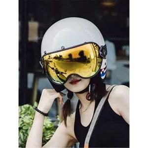 오토바이 바이크 헬멧 하이바 무광블랙 반모헬멧 페이스