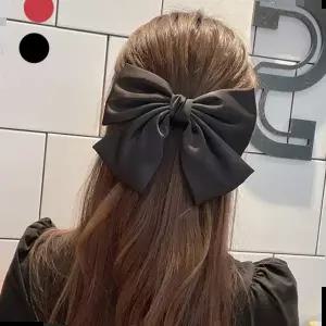반묶음머리핀 여상 실크 왕리본 빅리본 머리핀 큰리본 자동 핀