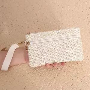 기회공작소 스트랩 슬림 파우치 투명 손가방 숄더백 미니백 이너백