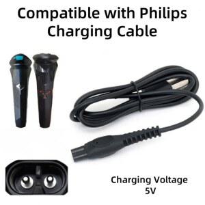 필립스 전기 면도기 1000 시리즈 S1112 S1115 S1118용 충전 케이블 5V