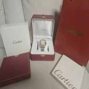 맹자엄마/까르띠에/산토스/남성용/새제품/오토메틱/풀박스/4578/325