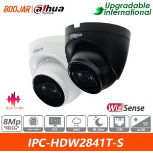Dahua 오리지널 IPC-HDW2841T-S, 8MP IR 고정 초점 안구, WizSense 네트워크, 4K 카메라, 차량 및 사람 감
