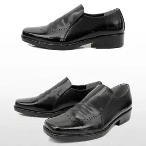 천연가죽 각진앞코 남자 구두 신사화 키높이 출퇴근룩 WF01E19