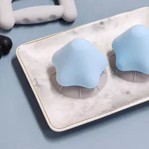 실리콘 마사 지기 흡착 오각별 마사지볼 지압기 등마사지 목마사지