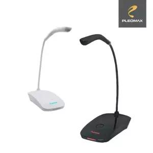 플레오맥스 PLM-202U 고감도 콘덴서 스탠드 마이크/방송장비/유튜브/개인방송/강의용/유선핀/무선핀