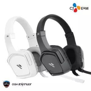 CJ ENM OGN-H5 게이밍 헤드셋/컴퓨터해드폰/디코마이크/컴퓨터/연결/유선/전화기/이어폰/마이크/어학용