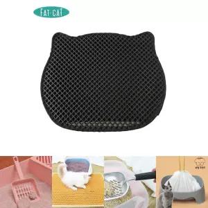 팻캣 벌집 모래매트 블랙/고양이용발매트/고양이매트/고양이모래매트/고양이발매트/발매트/모래발판/고양이