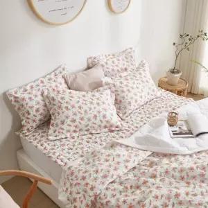 여름이불패드세트 시원한 여름침구 러블리프릴 이불패드세트 SS오렌지  시원한여름이불