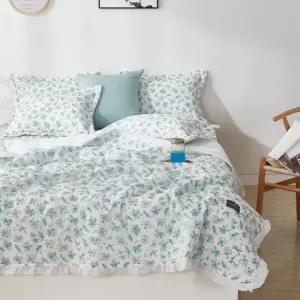 여름이불패드세트 시원한 여름침구 러블리프릴 이불패드세트 Q블루  시원한여름이불