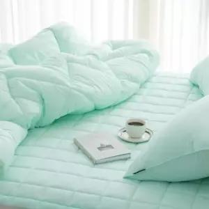순면이불세트 순면100 아이들침구세트 힐링이불패드세트  Q 민트  부드러운침구세트