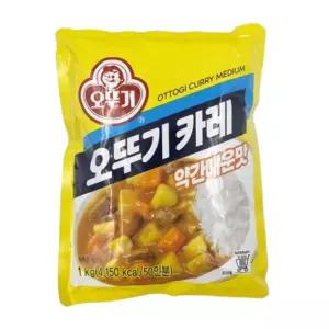 오뚜기 카레가루1kgX10개 약간매운맛 분말소스 업소용 대용량