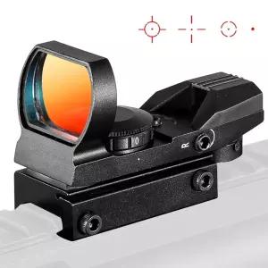 크로스본 멀티레티클 도트사이트 서바이벌 X23X34mm 조준기 레드닷 그린닷 스