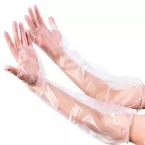 10p 일회용 장갑 롱장갑 비닐 팔토시 손목 긴장갑 긴 긴비닐장갑 위생 방수