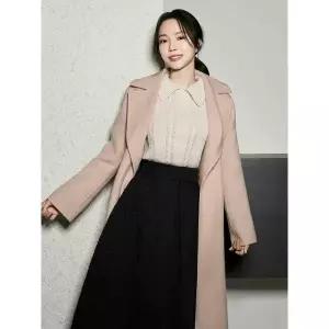 갤러리아 캐시미어 A라인 핸드메이드 코트(GPBA0CT331)*