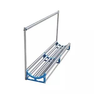 원단 롤러 재단 거치대 측벽 비닐 시트지받침대 패