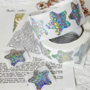 밀봉접착지 반짝이 스티커 별형/인테리어/귀여운/감정/다이어리/데코/포장/놀이/모양/세트/예쁜/기타/그림