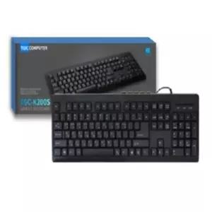키보드 TGIC (TGC-K200S) 유선키보드(게이밍)/컴퓨터/마우스/자판/태블릿/예쁜/PC/게임/연결/가성비/게이밍