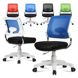 a7 바퀴의자 편한 회전 쿠션 대기실 메쉬 대기 가성비/PC방/인테리어/공부/학원/학생/책상/이동식/테이블