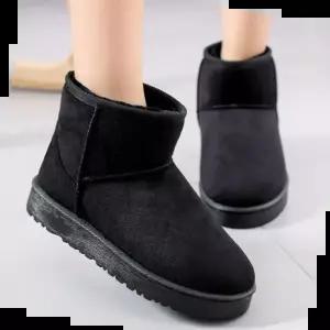 앵글부추 발목 숏 털부츠 스웨이드 겨울 방한화 캐주얼 패션