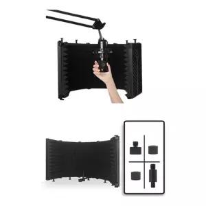 키밍 5단 마이크 흠음재 녹음장비 접이식 소음 단품/노래/녹음/탁상/앰프/고급/기기/수업/휴대