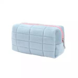 파스텔 퀄팅 대용량 파우치 라이트블루/여행/가방/미니/이너백/파우치백/파우치가방/생리대/여행용/화장품