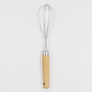 우드 손잡이 스테인레스 거품기/손/핸디형/케이크/계란/스프링/휘핑기/업소용/미니/된장/카페/전/반죽/계란