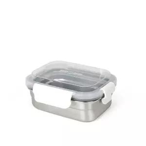 퀸센스 센싱락 스텐 무연마제 밀폐용기 1호 0.4L (소)