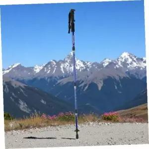 등산용스틱 원마운트4단길이조절등산스틱110cm블루트레킹폴