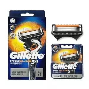 질레트 프로글라이드 면도날 4입