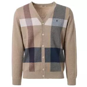 [롯데백화점]닥스 긴팔 빅체크 패턴 가디건 DMP1SWCD201-I1LN