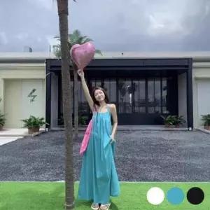 홀터넥 여름원피스 미니 여자반팔원피스 캐주얼 WFLMT7O