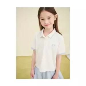 빈폴 키즈 BI5442G06A 여아 핫썸머 SORONA 아이스 칼라 반팔 상하 세트 베이지 905996