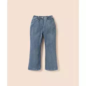 빈폴 키즈 BI6121G01Q 여아 세미 부츠컷 데님 팬츠 스카이 블루 906094