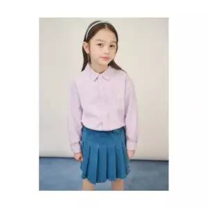 빈폴 키즈 BI5864G90V 옥스포드 루즈핏 셔츠 라이트 퍼플 906236