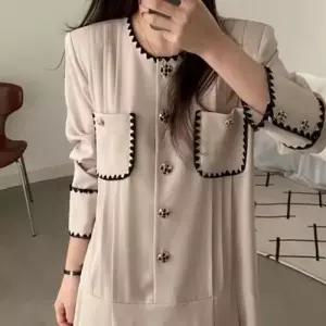 하객룩원피스 얇은 나들이원피스 긴팔원피스 봄원 WFLMUTK