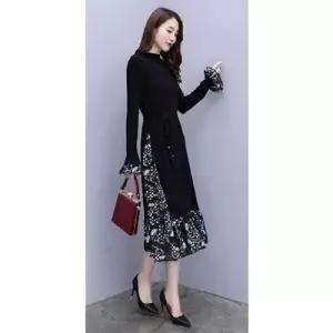 봄 롱 겨울 가을 원피스 니트 쉬폰 WFLMV3I