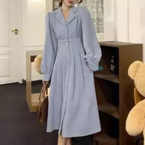 롱 상견례원피스 카라 원피스 롱원피스 롱드레스 WFLMTRT