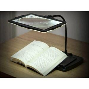 고배율 용접 스탠드확대경 테이블용 확대경 탁상용 블랙