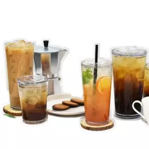 키오 V뚜껑컵 버블티 투명 트라이탄 V32(하부) 국내생산 로고인쇄가능