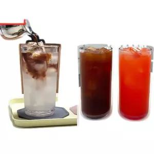 키오 트라이탄컵 일자형컵 음료 투명 아이스커피 6호 젖병소재 주스