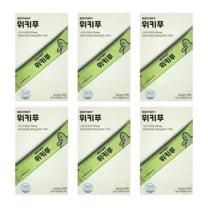 바디웨이 위키푸 그린 분말 키위 위카푸 차전자피 28포 6개 DJ