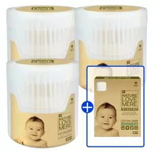 네이쳐러브메레 아기/신생아 면봉 3개 모음전+[GIFT] 아기/신생아 위생 면봉 1개