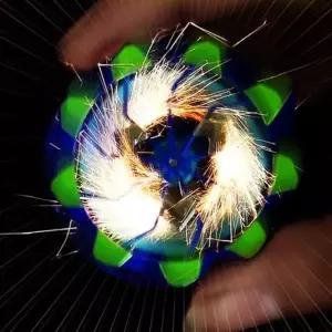 스파크 스피너 LED 팽이