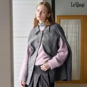 [롯데백화점]르샵. 카라 버튼업 케이프 코트 (DP4JH001A)