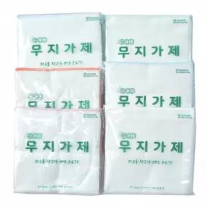국산 신생아 가제손수건 랜덤 무지 10장