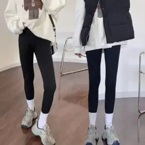 [라일리여성의류] Rly 하이웨이스트 트렌드 엘라스틱고급스러운 걸 블랙톤