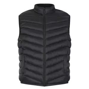 남자 겨울 하이넥 경량 풀집업 조끼패딩 IE-VEP-4006-블랙