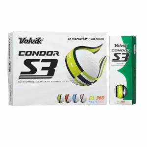 볼빅 3피스 골프공 콘도르S3 DL360 12구 인쇄 포장